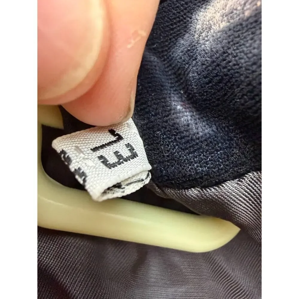 Vintage Gianni Versace Black Blazer Mens Size 52 L Distressed Italy JacketVelour